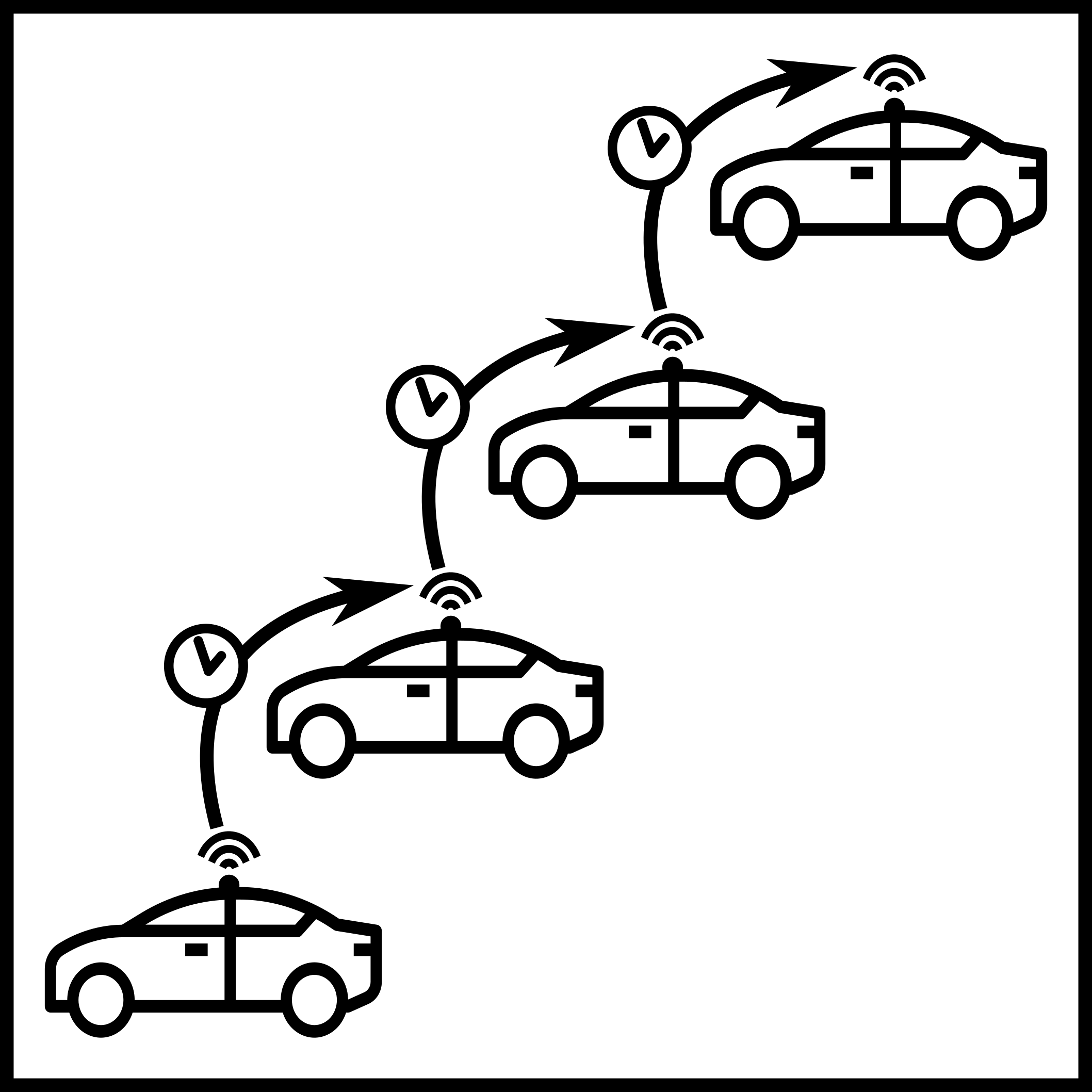 Communication delays in stable platoon design